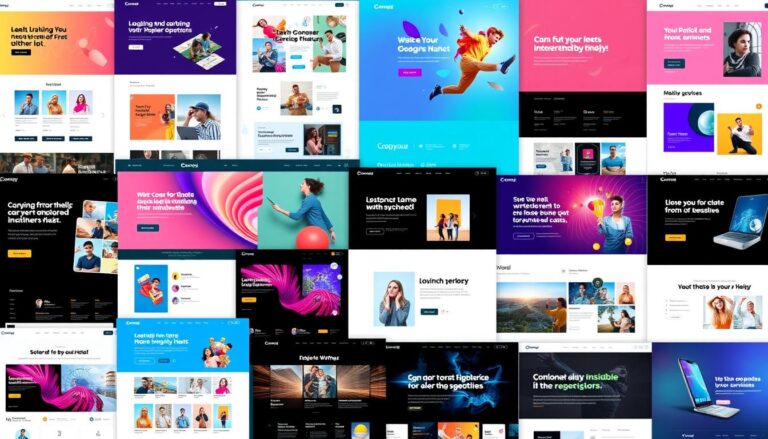 Canva Website Examples