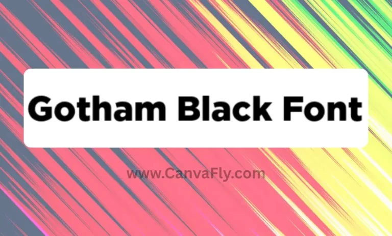 Gotham Black Font