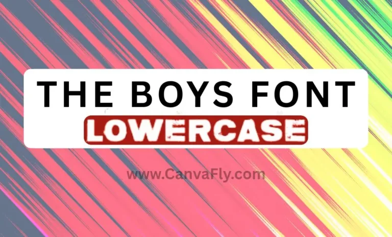 The Boys Font