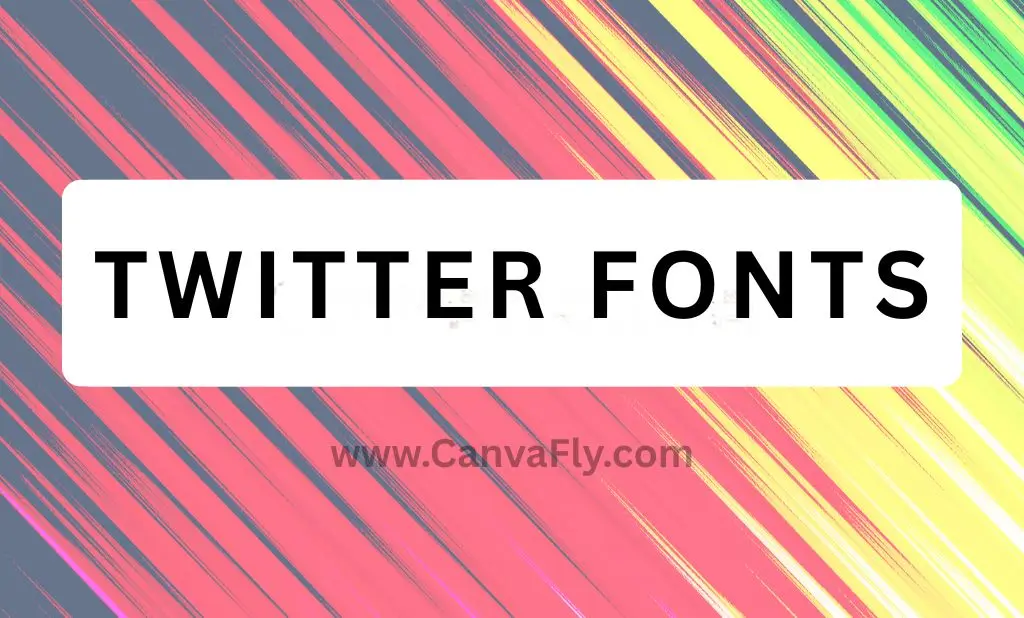 Twitter Fonts