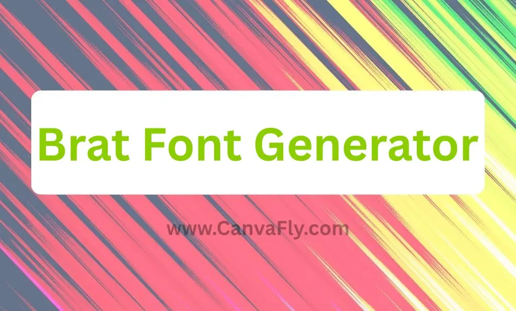 Brat Font Generator