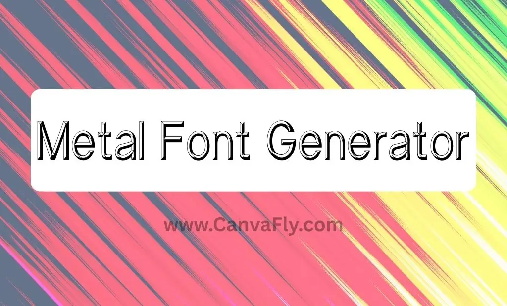 Metal Font Generator
