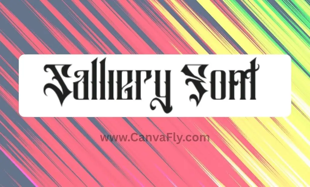 Salliery Font