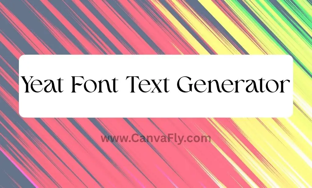 Yeat Font Text Generator