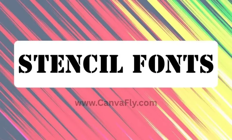 stencil fonts
