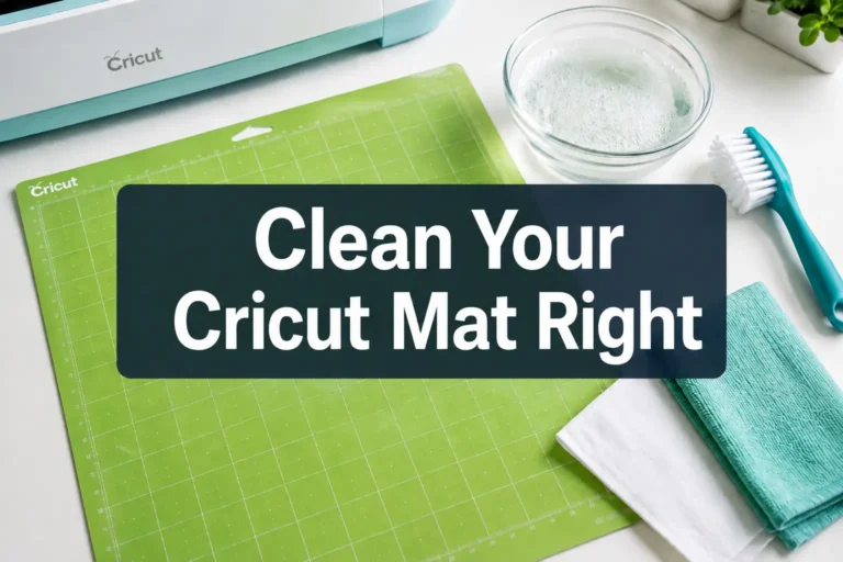 How to Clean a Cricut Mat (Without Ruining It)