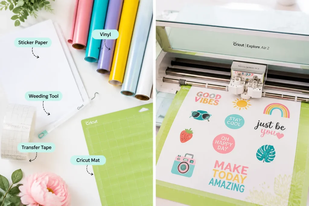 What Materials Do You Need to Make Stickers with a Cricut