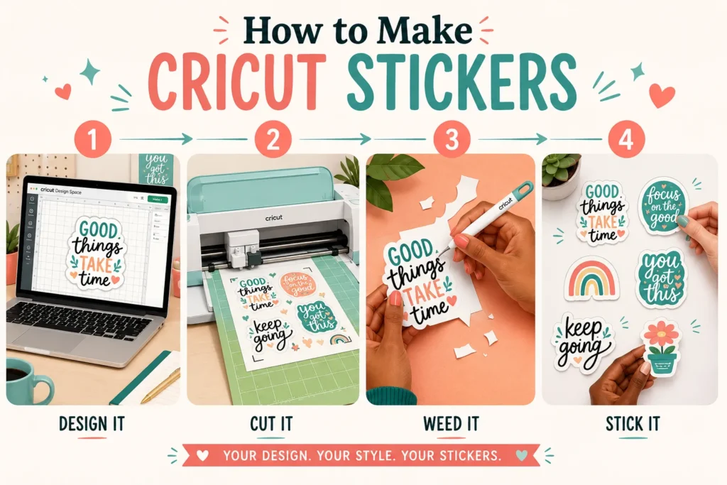How to Make Stickers with a Cricut: Step-by-Step